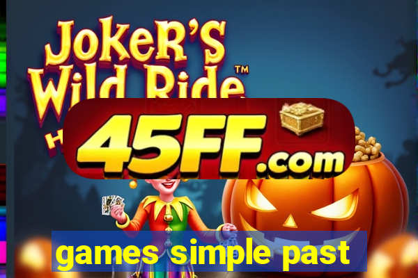 games simple past